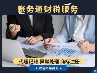 工商注冊 代理記賬財稅服務提供申辦一般納稅人、稅控代辦+票種核定等服務